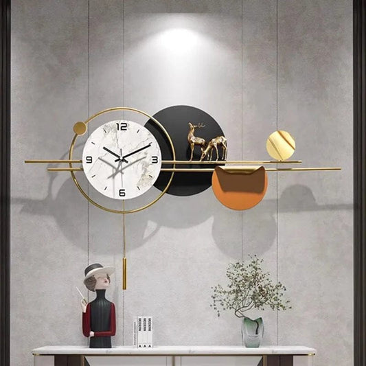 Deer Design Wall Clock