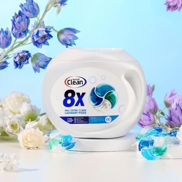 60pcs 4-in-1 Laundry Cleaning Pods