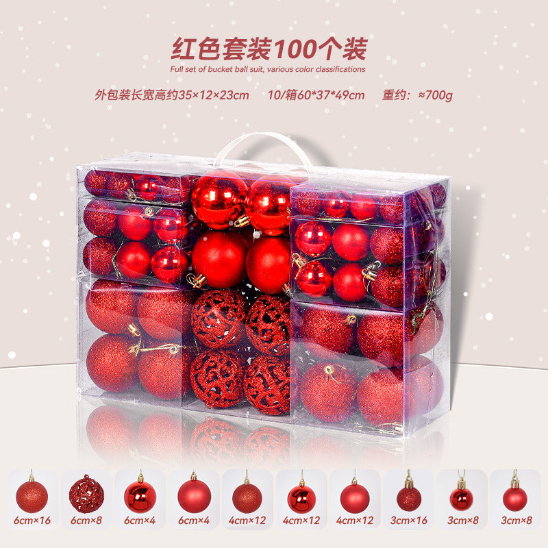 100Pcs Christmas Ball Ornaments for Christmas