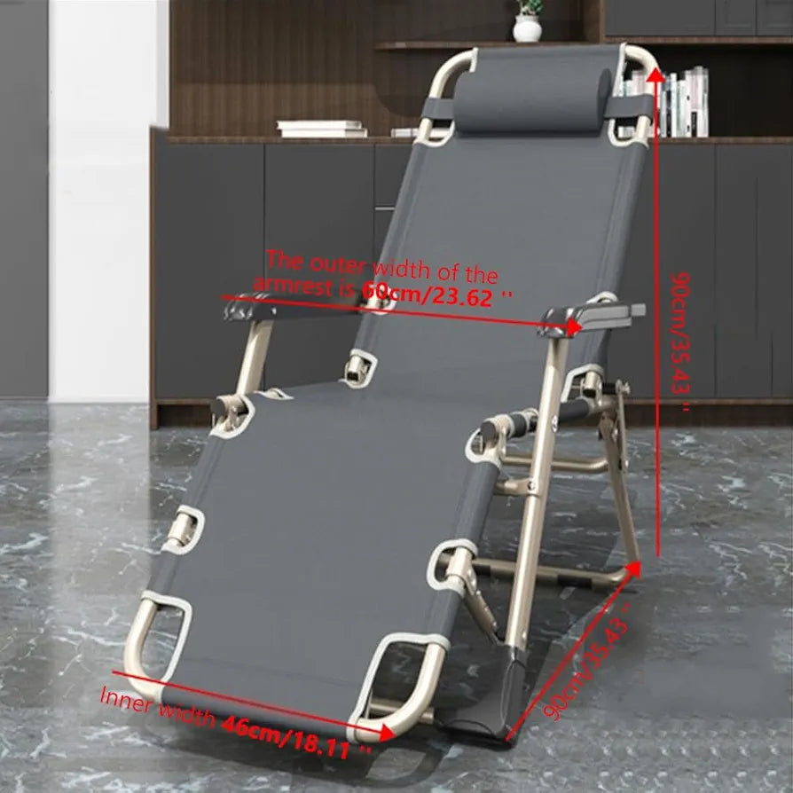 2 in 1 foldable chair / bed with cushion