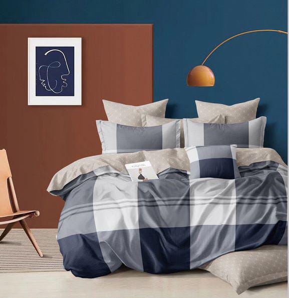 Binded duvet, one bedsheet and two pillowcase size 5*6
