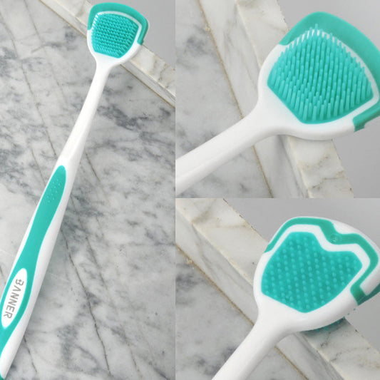 Silicone tongue cleaner
