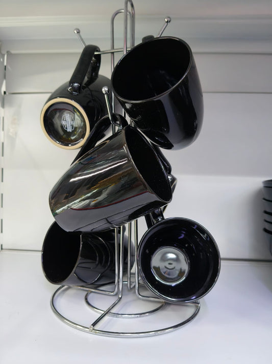 Black  Ceramic cups