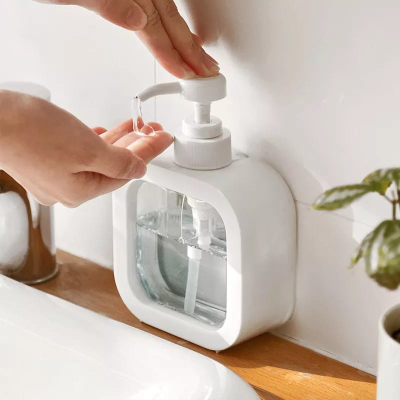 Refillable soap pump