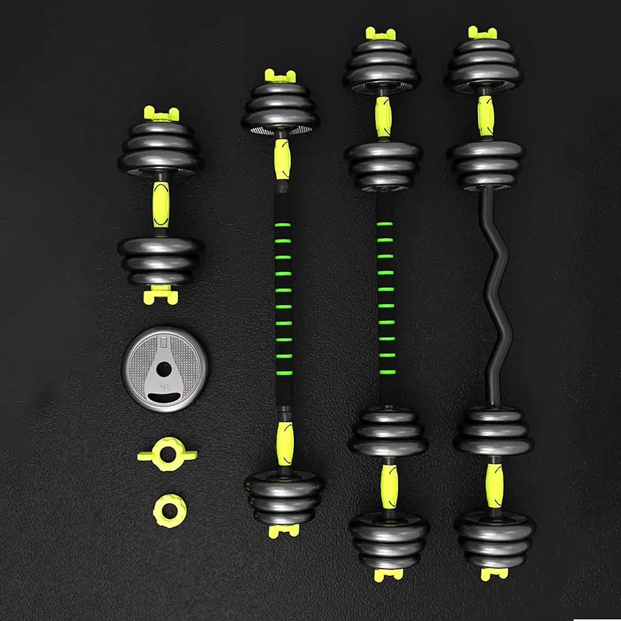 6-in-1 adjustable dumbbell set
Plastic Coated Dumbbells