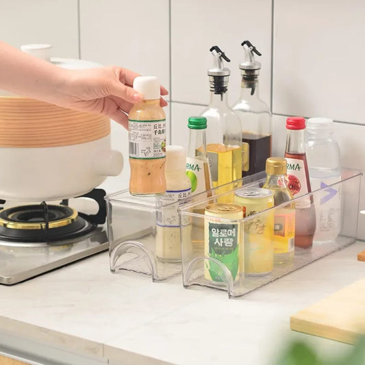 Transparent design fridge container
