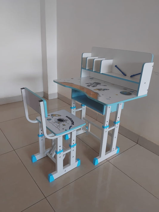 Kids Space Desk + Chair Set