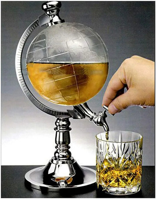 Globe liquor dispenser