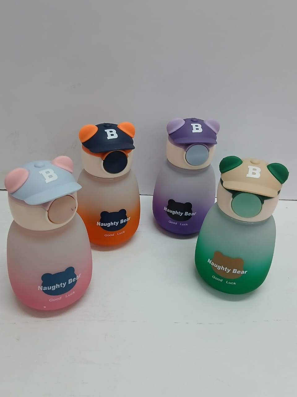 Kids naughty bear water bottle