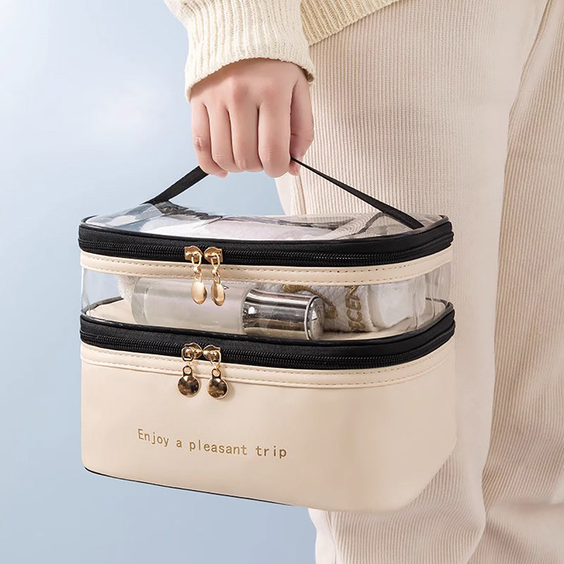 Double Layered Waterproof Toiletries Bag/Cosmetics Bag