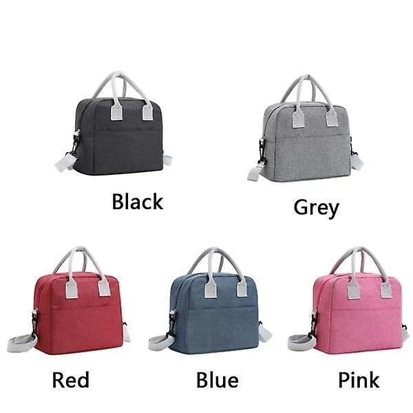Insulated 9L Large Capacity Lunch Bag  with Adjustable Shoulder Strap