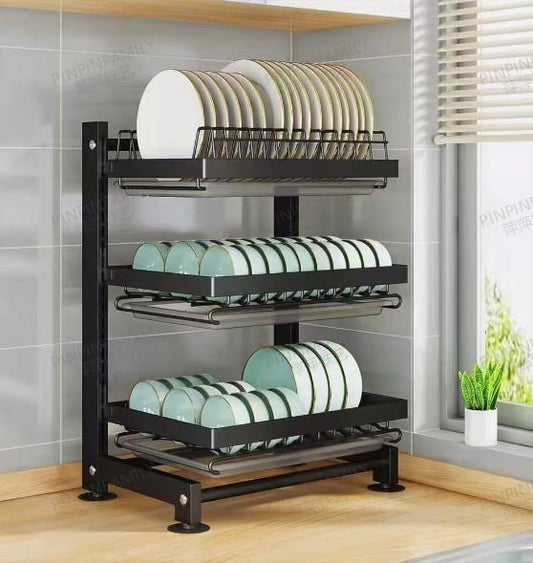 PREMIUM 3 TIER DISH RACK