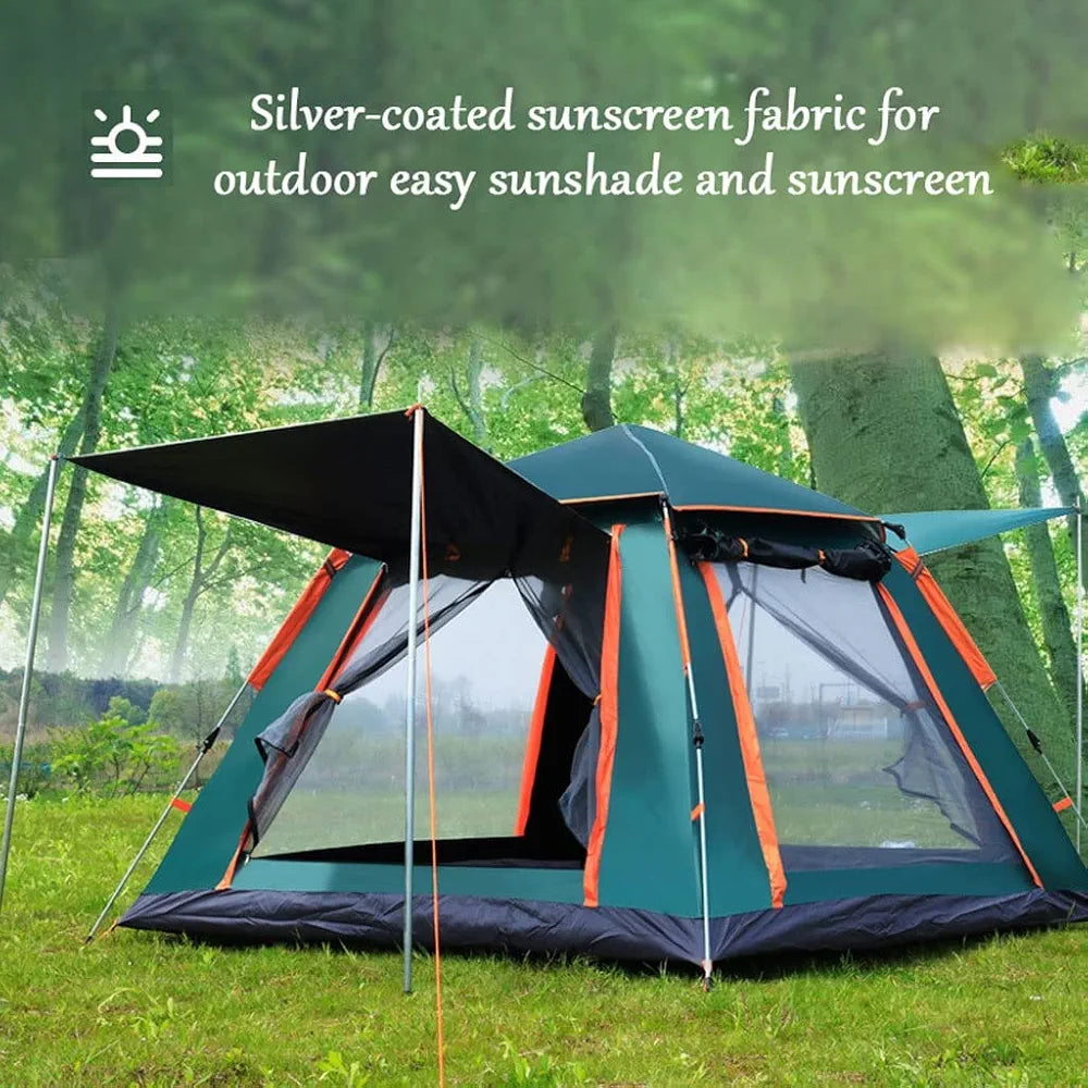 Automatic outdoor camping tent