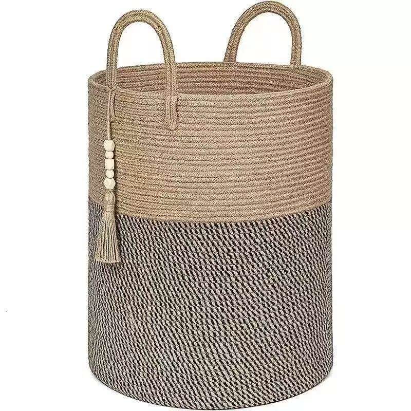 Wooven decorative laundry/toys basket