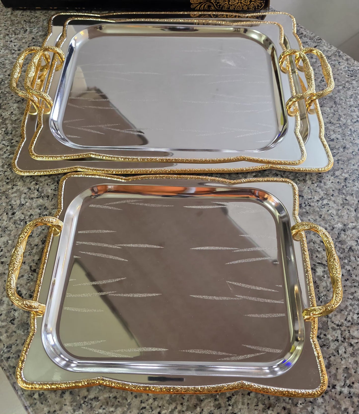 Home Decor Elegant serving Trays.